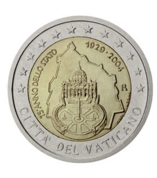 Le 2 euros du Vatican