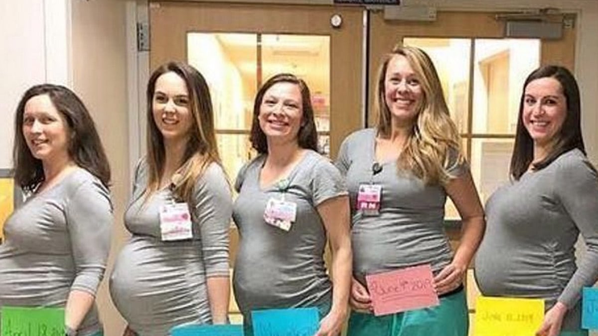 infirmières enceinte